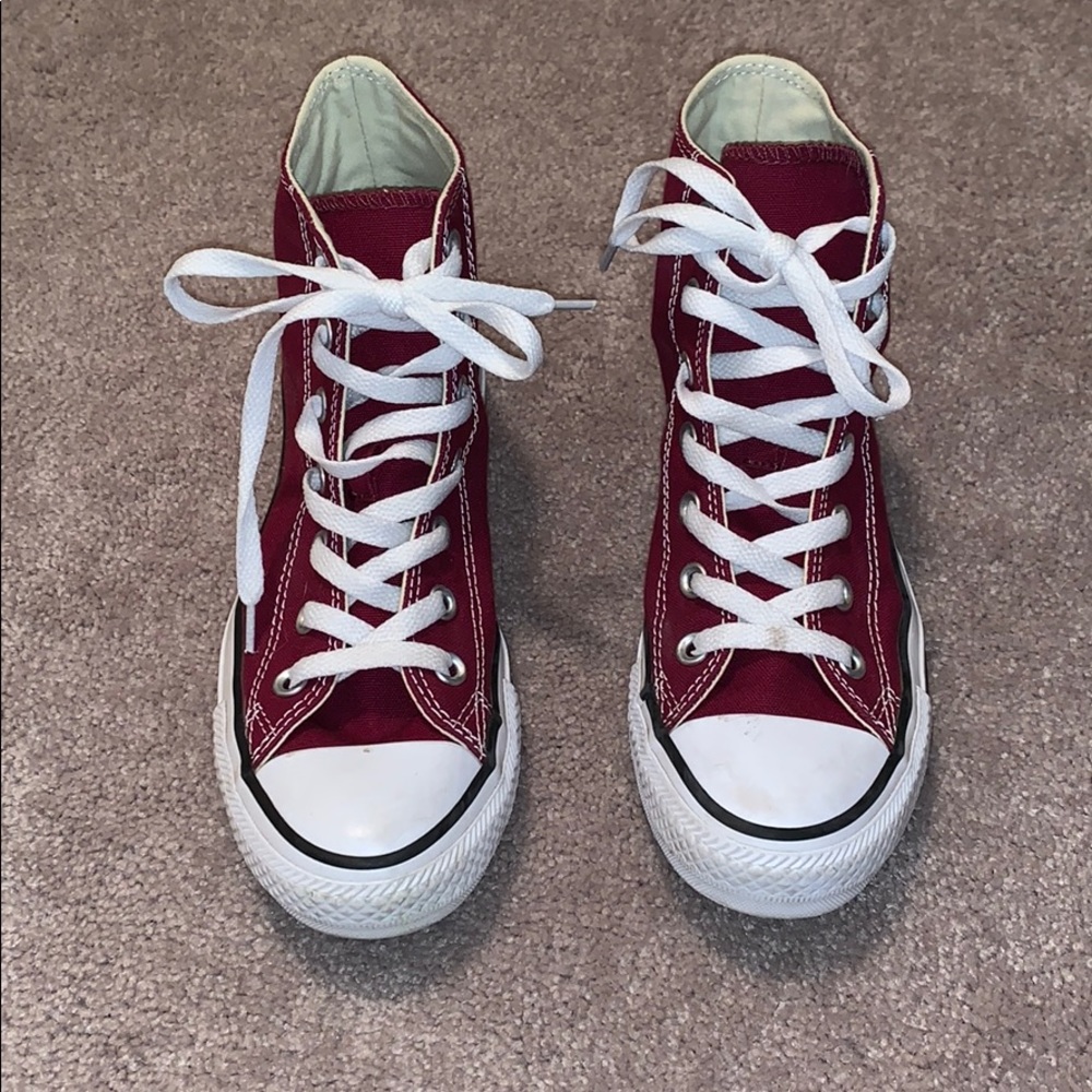 Maroon Converse